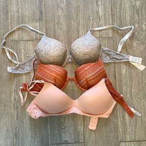 Set of 3 Size 32D Bras